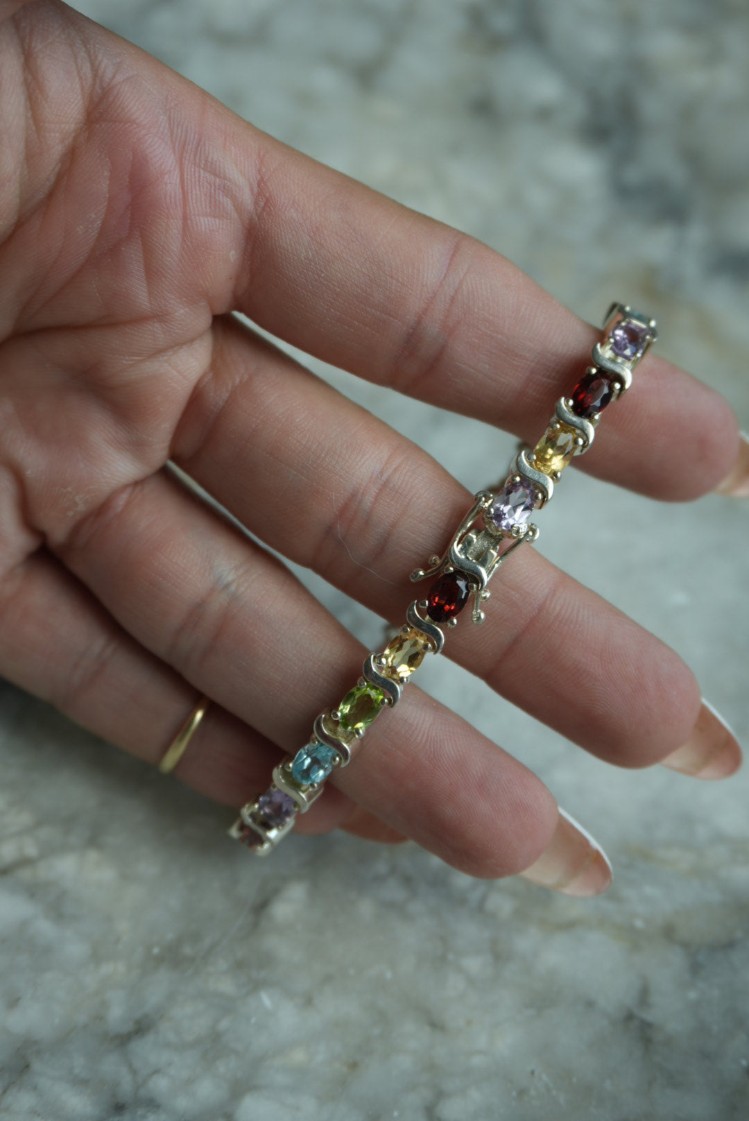 CHAKRA TENNIS BRACELET