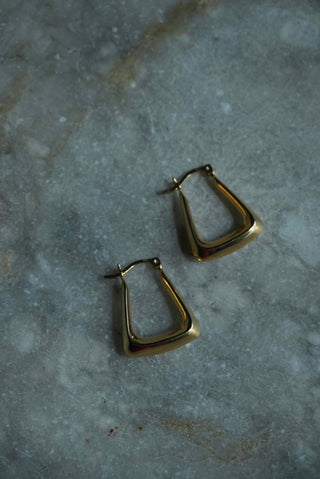 Mod Squad - Vermeil Squared Hoops