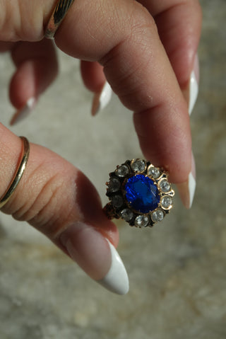 10K BLUE IOLITE RING