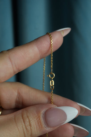 14k Mini Biker Chain - 20 inches