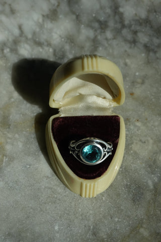 Beholden - Sterling Topaz Statement Ring Size 10.5