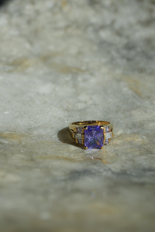 PERIWINKLE SQUARES SZ 7