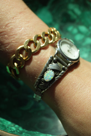 STERLING & OPAL WATCH