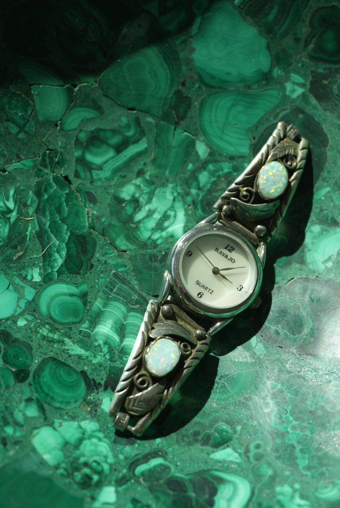 STERLING & OPAL WATCH