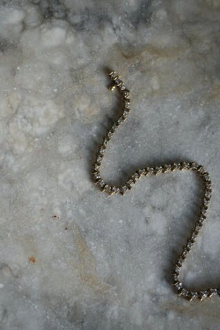 14K DIAMOND TENNIS BRACELET
