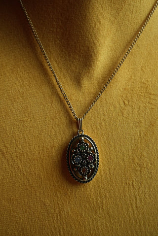 Gem Bouquet - Gold Fill Gemstone Pendant Necklace