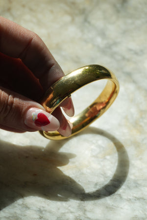 CLEAN SLATE GOLD FILL BANGLE