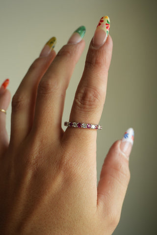 RUBY INFINITY BAND SZ 7.5