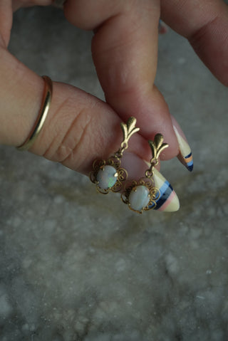 10K OPAL DROP EARRINGS