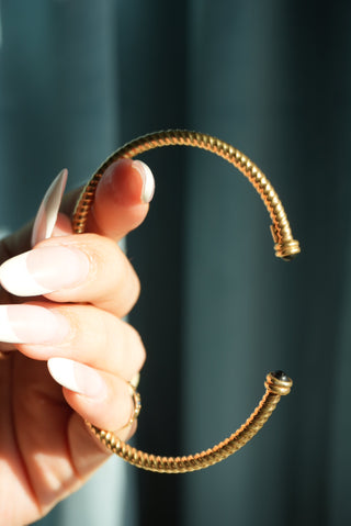 CROSSOVER BANGLE BRACELET