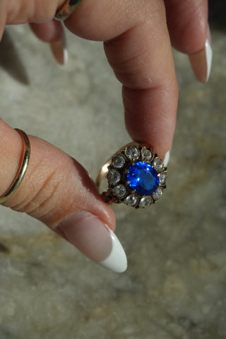 10K BLUE IOLITE RING