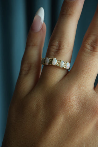 14k OPAL BAND