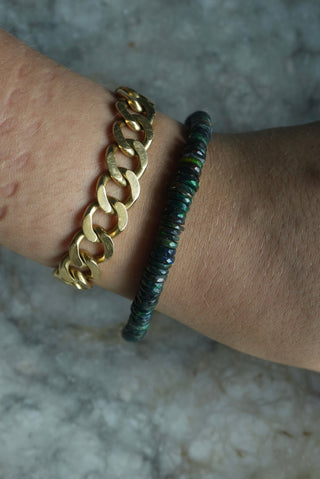 14K INCH OPAL CHIP BRACELET