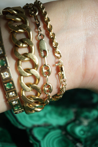 7 INCH 14K ROPE BRACELET
