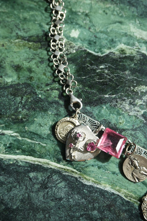 ULTIMATE VINTAGE CZECH CHARM NECKLACE