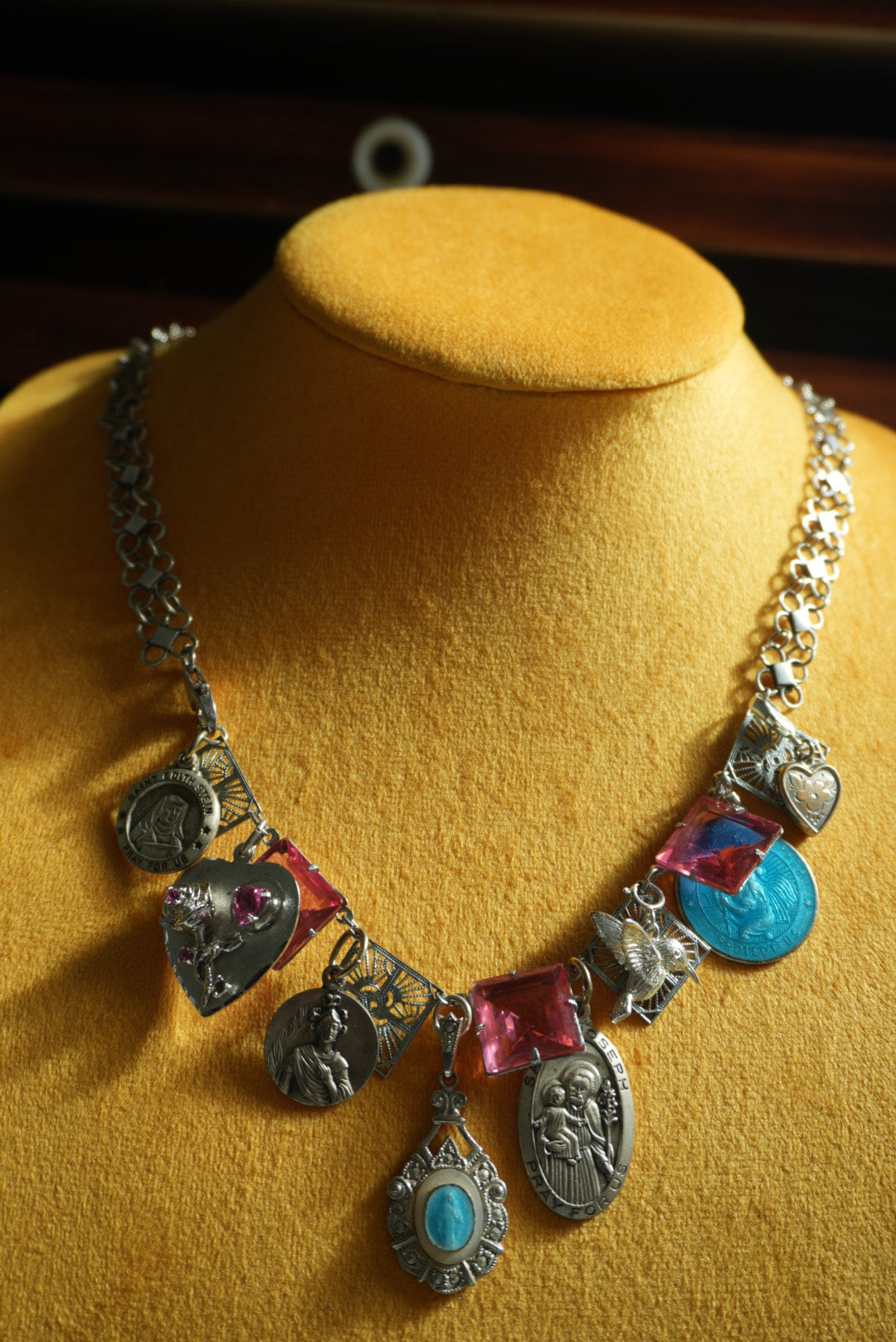 ULTIMATE VINTAGE CZECH CHARM NECKLACE