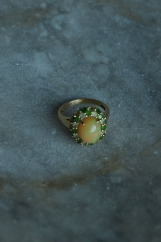10K JELLY OPAL RING