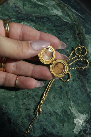 Flowers Forever - Gold Fill Antique Locket