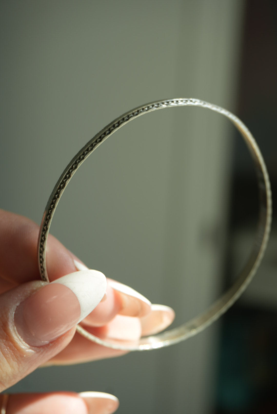 LITTLE ETCHED BANGLE
