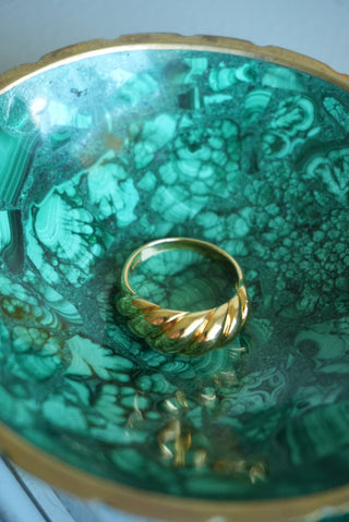 BUTTER CROISSANT RING SZ 8