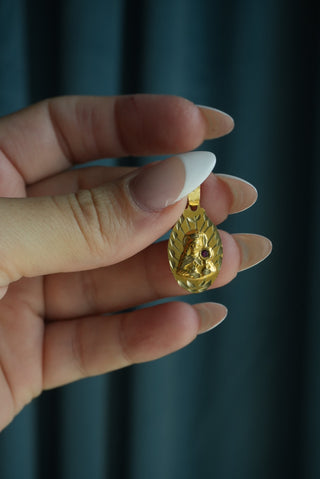 10K MADONNA PENDANT