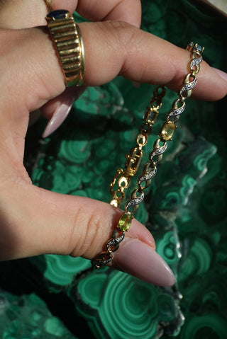 Wavelength - Vermeil Semiprecious Gemstone Bracelet