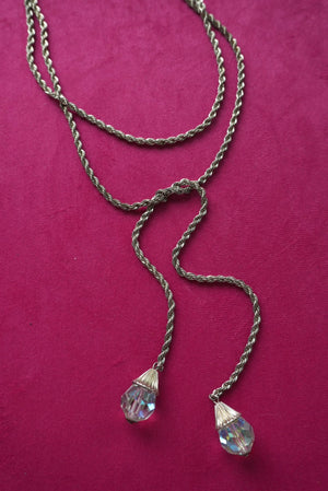 RARE VINTAGE STERLING SILVER WRAP NECKLACE