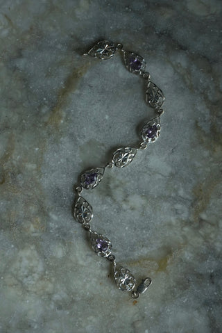 LILLAC FAIRY - STERLING WITH AMETHYST BRACELET