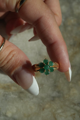 14K EMERALD RING