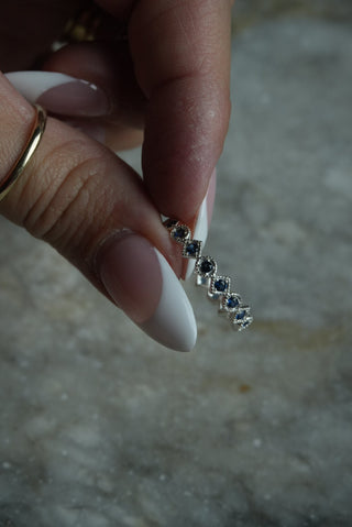 Lace Band - Sterling Eternity Faux Gemstone Ring