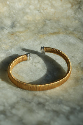 BRISHED GOLD CUFF