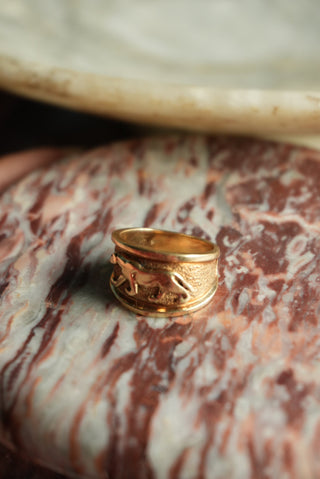 14K PANTHER RING