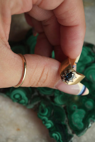 14K PRINCESS DIANA RING