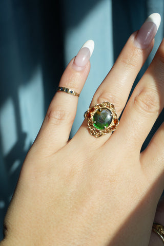 14K AMMOLITE RING