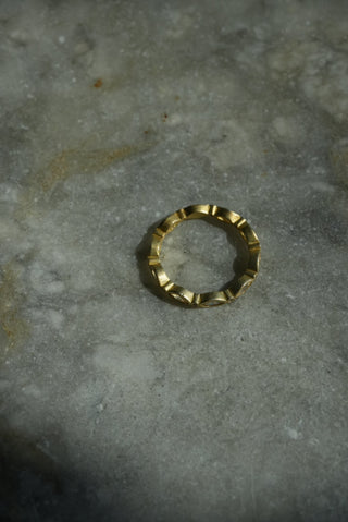 Band 2 - Vermeil Stacking Band Size 8