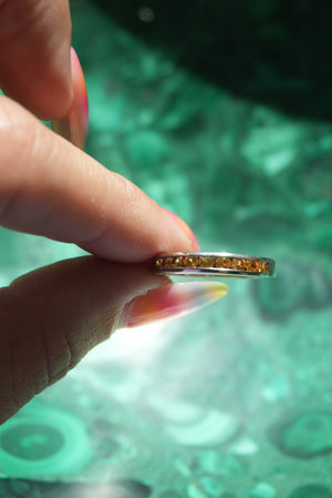 CITRINE BANDS SZ 7