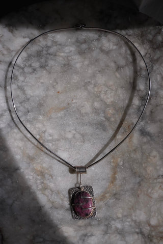 Modern Affair - Sterling Modernist Collar Necklace