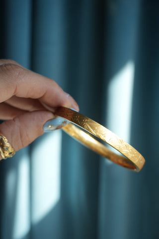 GOLD FILL BANGLE BRACLEET