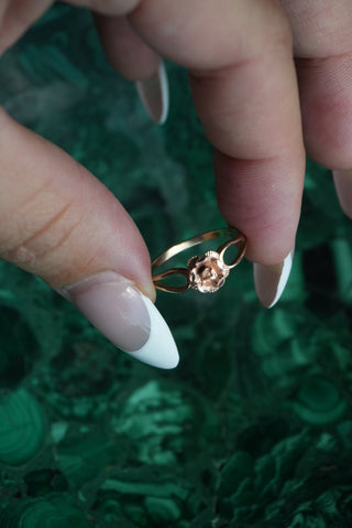 10K ROSE RING