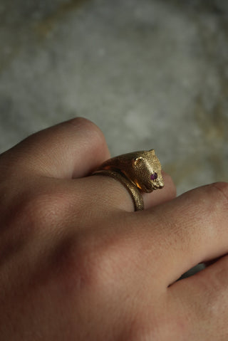 14K ULTIMATE LEOPARD RING