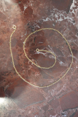 14K 16 inch FIGARO CHAIN