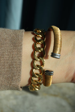 BRISHED GOLD CUFF