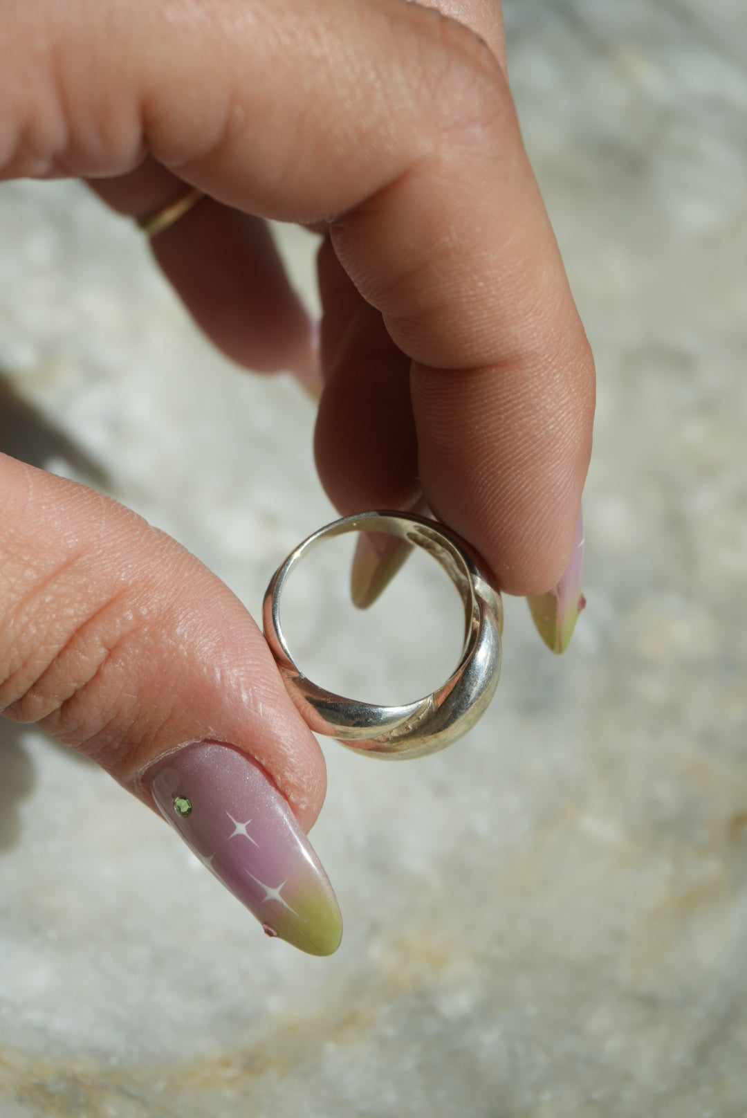 CROISSANT RING SZ 6