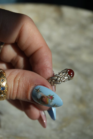 CARNELIAN BAND SZ 6.5