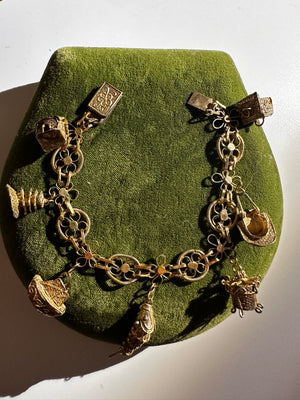 GOLDEN CHARM BRACELET