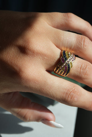 CROSS OVER RIBBONS SZ 8