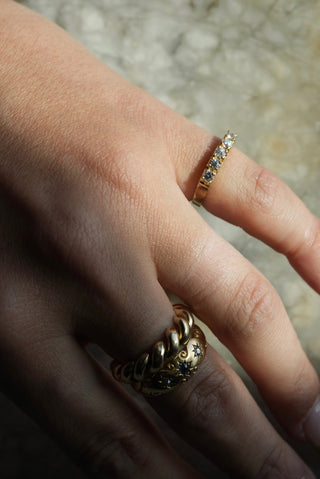 Spotlight On - Vermeil Stacking Band Size 5