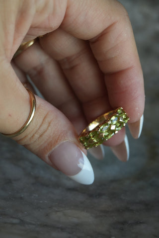 PERIDOT ROW SZ 8.25