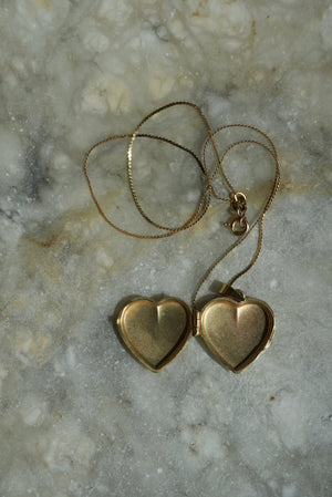 14K GOLD LOCKET NECKLACE