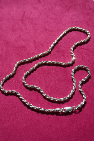 STERLING SILVER ROPE CHAIN